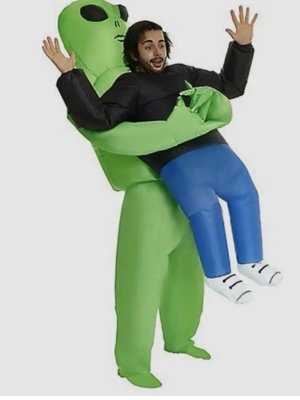 Alien Pick Me Up Inflatable Kids Costume - Green